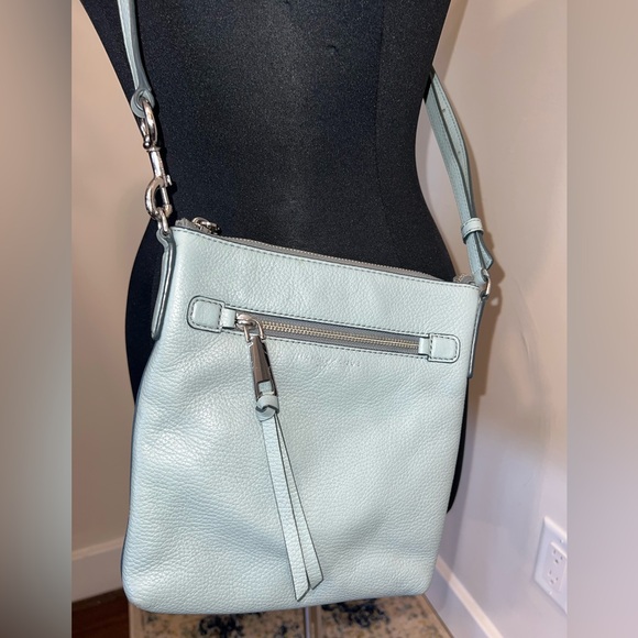 MARC JACOBS Blue Leather Crossbody Bag - Picture 6 of 12